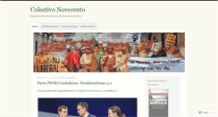 Desktop Screenshot of colectivonovecento.org